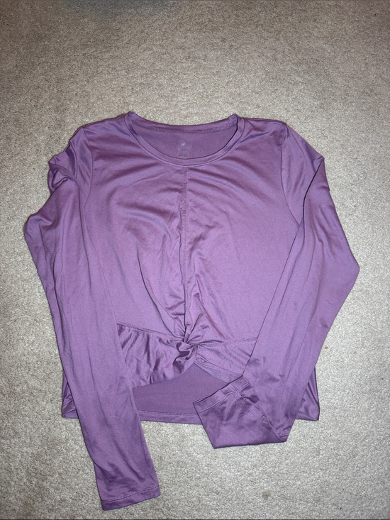 Freely Tops - Women's Long-Sleeve Twist Front Top in Lavender